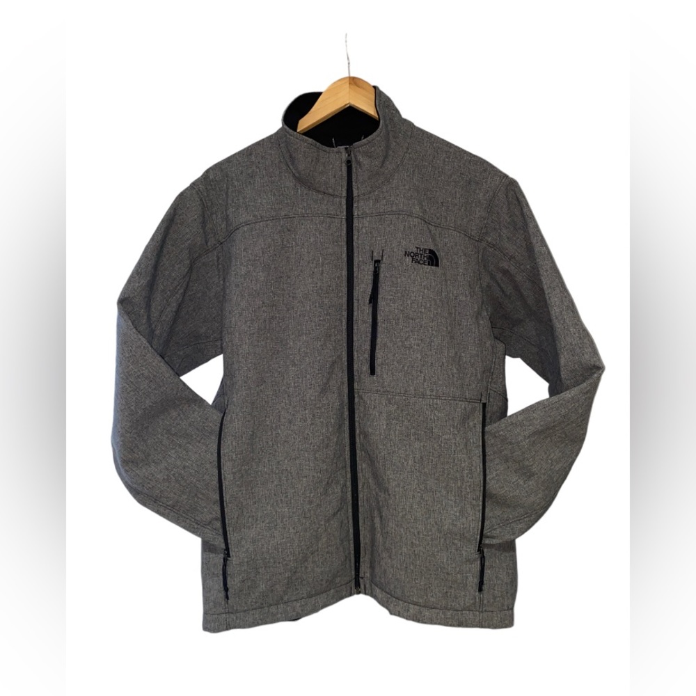 The North Face Heather Grey Apex Bionic Windwall Jacket